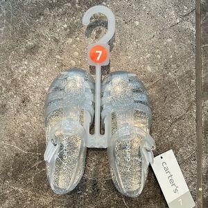 Carters Clear Jelly Shoes - New